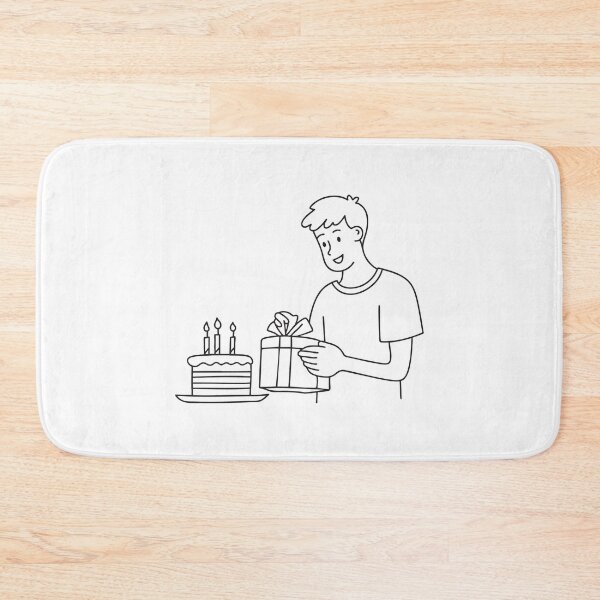 Item preview, Opening Birthday Gift Beside Cake designed and sold by rasagamastore.