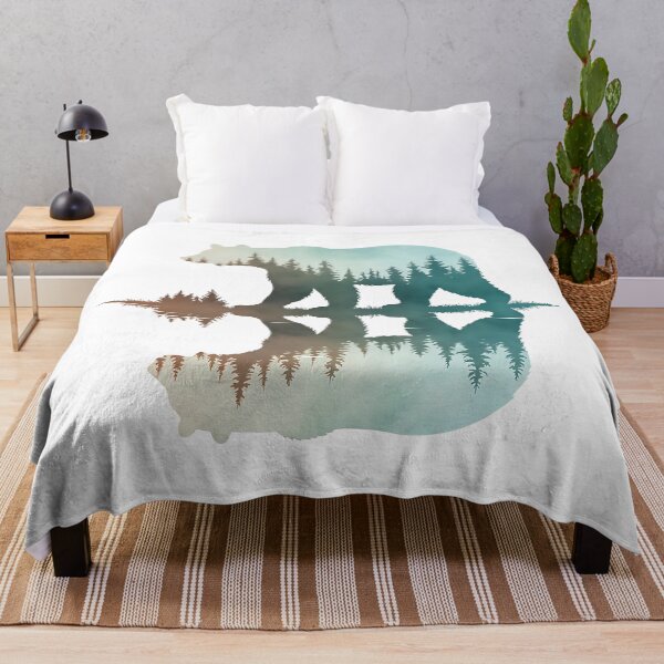 Item preview, Bear in a forest reflection classic t-shirt. designed and sold by Knowvhere.