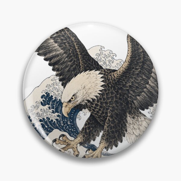 Item preview, Japanese Ukiyo-e Eagle designed and sold by Piising.