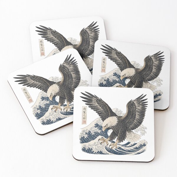 Item preview, Japanese Ukiyo-e Eagle designed and sold by Piising.