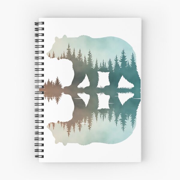 Item preview, Bear in a forest reflection classic t-shirt. designed and sold by Knowvhere.