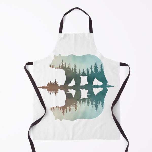 Item preview, Bear in a forest reflection classic t-shirt. designed and sold by Knowvhere.