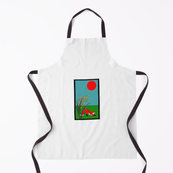 Item preview, Hanafuda Fox in Rice Field designed and sold by Tatsuyama Mayhem.