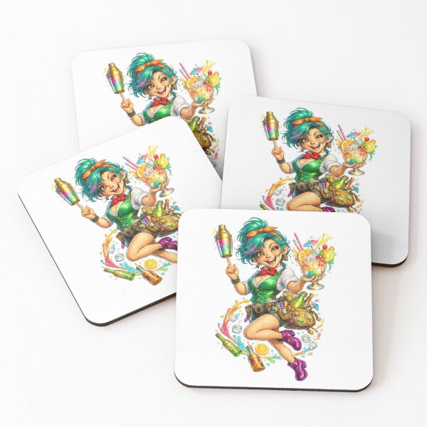 Item preview, Funny Bartender Girl designed and sold by AlexLineArt.