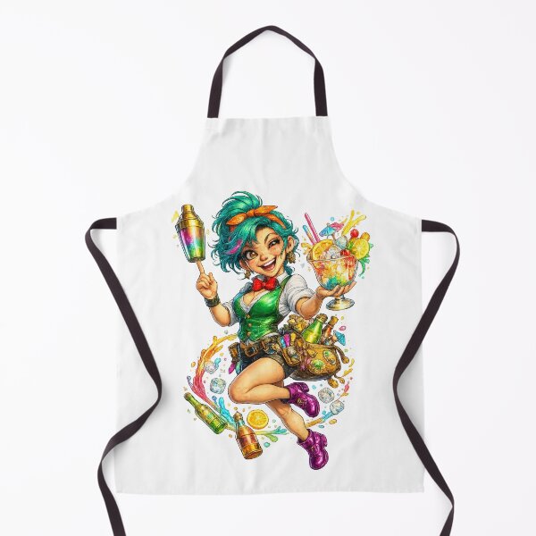 Item preview, Funny Bartender Girl designed and sold by AlexLineArt.