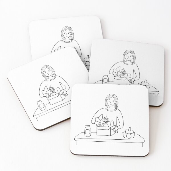 Item preview, Person Unpacking Groceries designed and sold by rasagamastore.