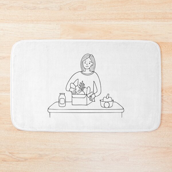 Item preview, Person Unpacking Groceries designed and sold by rasagamastore.