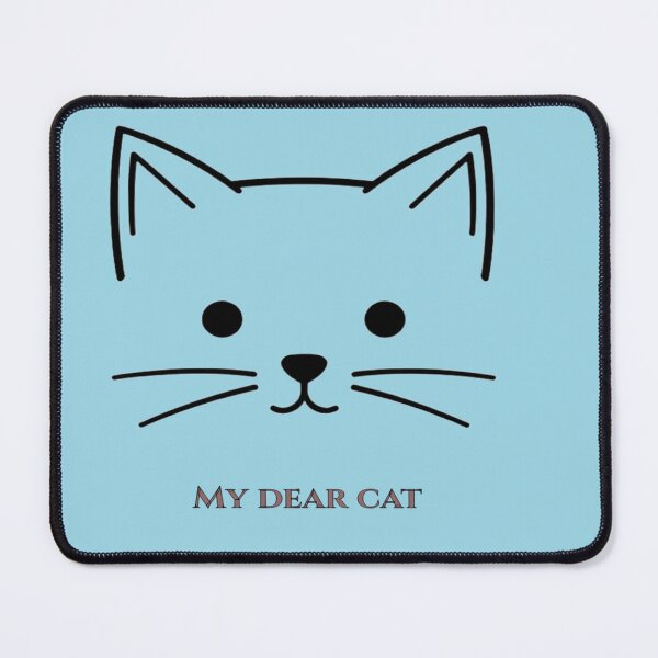 Item preview, My Dear Cat Cute Minimalist Line Art Feline Face designed and sold by hoodiehood.