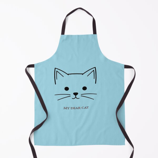 Item preview, My Dear Cat Cute Minimalist Line Art Feline Face designed and sold by hoodiehood.