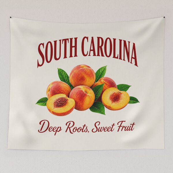 Item preview, South Carolina Peach Pride – Deep Roots Sweet Fruit designed and sold by The-Drip-Studio.