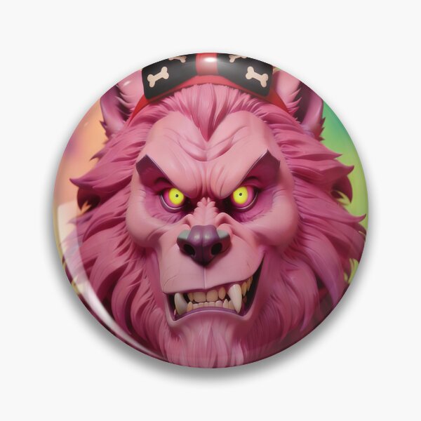 Item preview, Halloween Pink Female Werewolf Classic Monster designed and sold by GaffaDesigns.