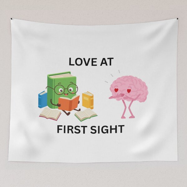 Item preview, Love At First Sight - The Book Brain Edition designed and sold by MayaCordalia.
