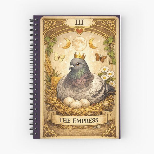 Item preview, The Empress Pigeon Tarot Card designed and sold by azule1.