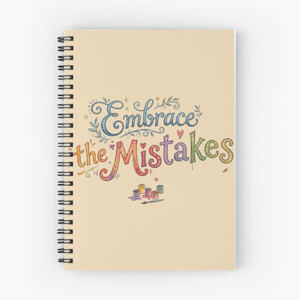 Item preview, Embrace The Mistakes Storybook Spilled Paint Art designed and sold by Englandbear.