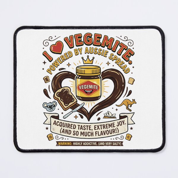 Item preview, I LOVE VEGEMITE -AUSSIE SPREAD- designed and sold by LOVEARTDESIGN.