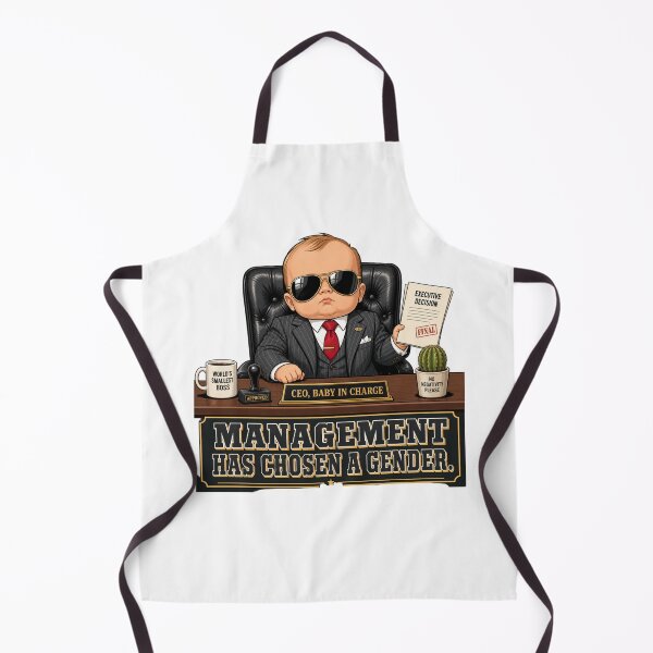Item preview, Management Has Chosen a Gender Funny CEO Baby Gender Reveal designed and sold by freshwear design.