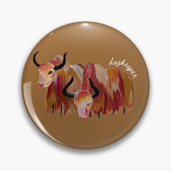 Item preview, Yaks Highland Wildlife Painting designed and sold by dagkryper.