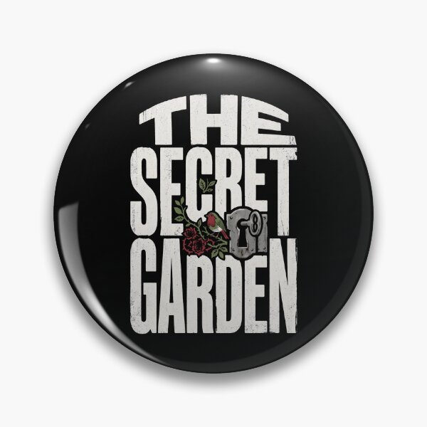 Item preview, The Secret Garden Bold Distressed Typographic Keyhole Graphic designed and sold by Fenay Designs.