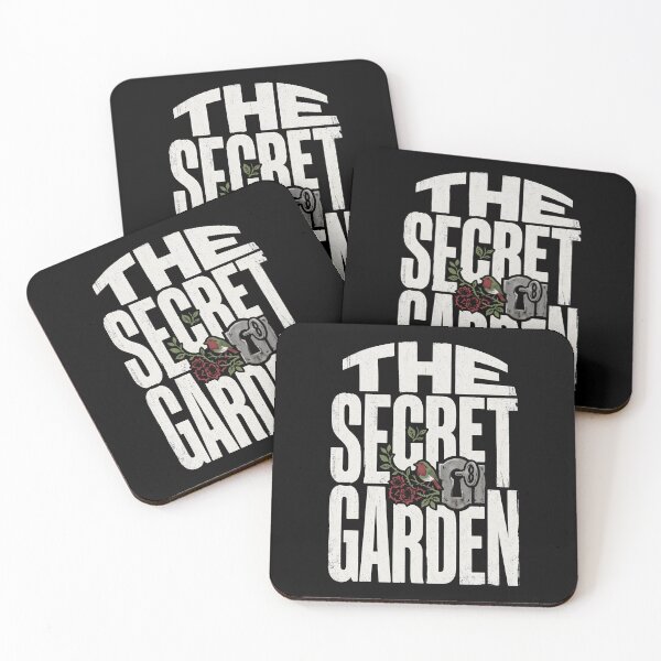 Item preview, The Secret Garden Bold Distressed Typographic Keyhole Graphic designed and sold by Fenay Designs.