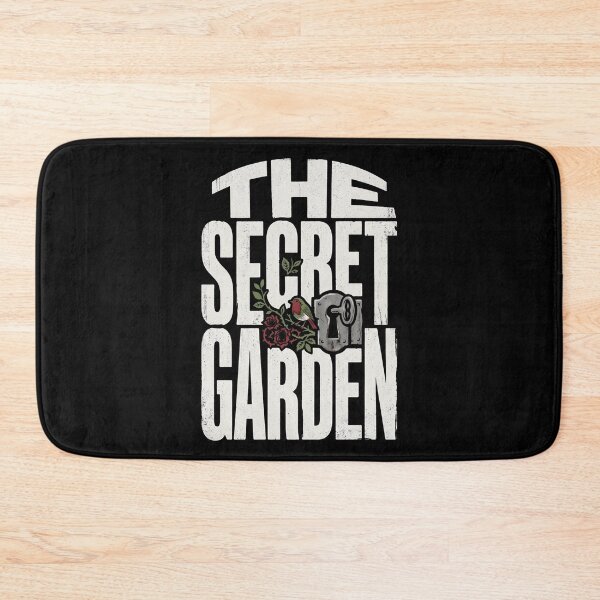 Item preview, The Secret Garden Bold Distressed Typographic Keyhole Graphic designed and sold by Fenay Designs.