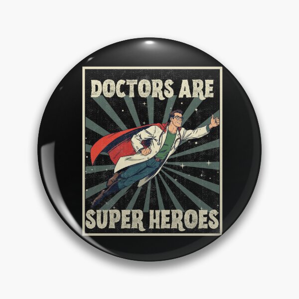Item preview,  Doctors Are Superheroes Vintage Comic Art designed and sold by Pablo70 Store.