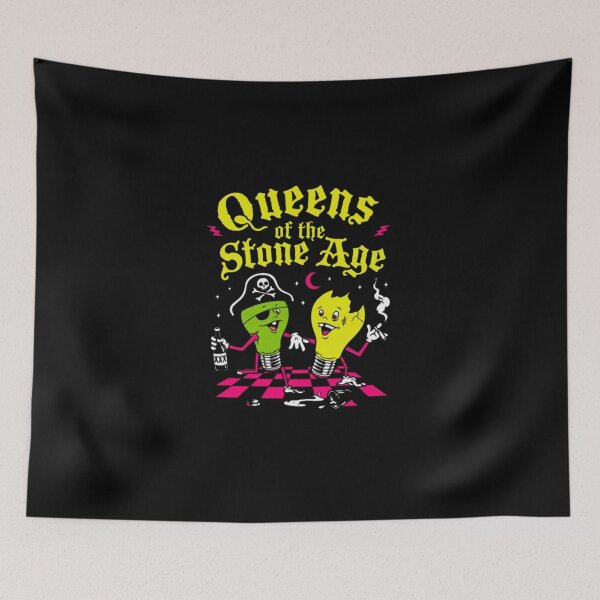 Item preview, Retro 80s Rock Band Design - Queens of the Stone Age designed and sold by Marciasgrosso.