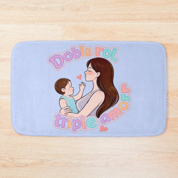 Item preview, Double Role Triple Love | Gift for Working Mom | Kawaii Art Mother and Son, Mother and Daughter. designed and sold by Kittcatking.