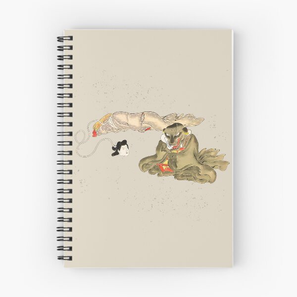Item preview, Rokurokubi Inugami Japanese Scroll Bakemono Zukushi Yokai Monster  designed and sold by TackyTime.