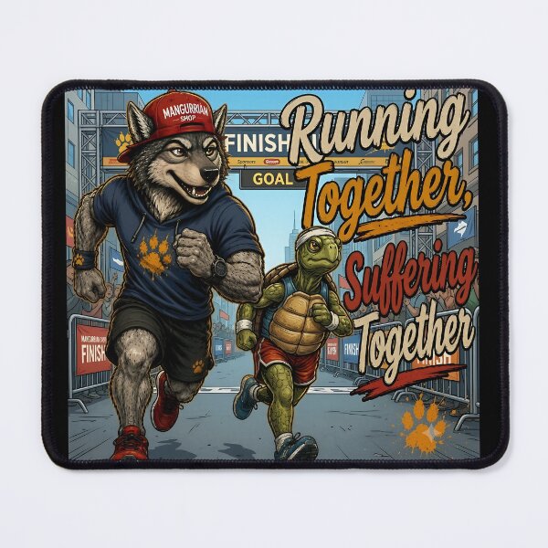 Item preview, Running Together Suffering Together designed and sold by Mangurrian Shop.