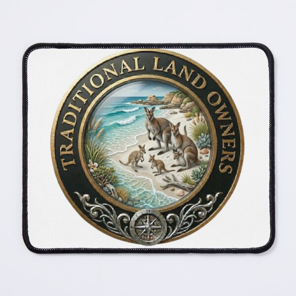 Item preview, Kangaroos - Traditional Land Owners designed and sold by Kirrindy Designs.