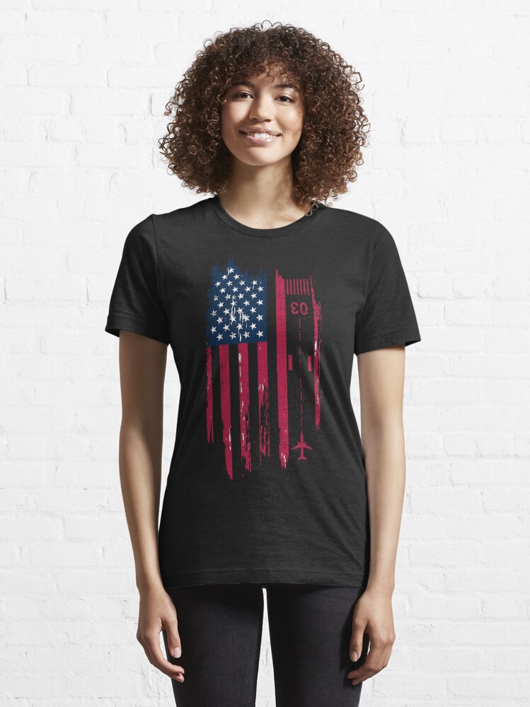 AMERICAN FLAG FLYBY Women's short sleeve t-shirt