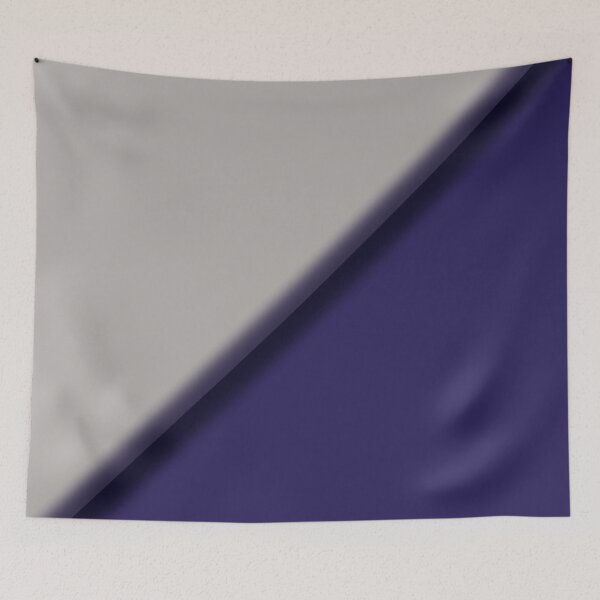 Item preview, Minimalist Navy Blue and Gray 3D Layered Color Block Art designed and sold by pluielegere.