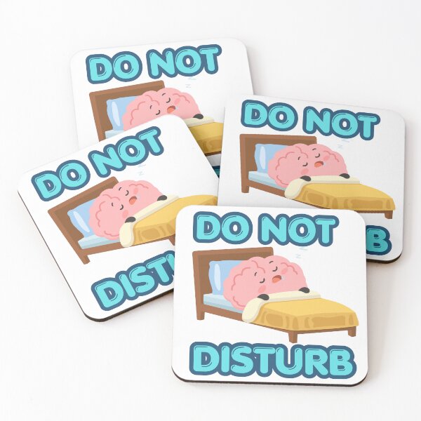 Item preview, DO Not Disturb A Resting Brain designed and sold by MayaCordalia.
