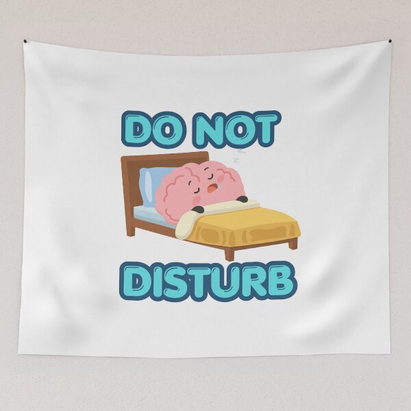 Item preview, DO Not Disturb A Resting Brain designed and sold by MayaCordalia.