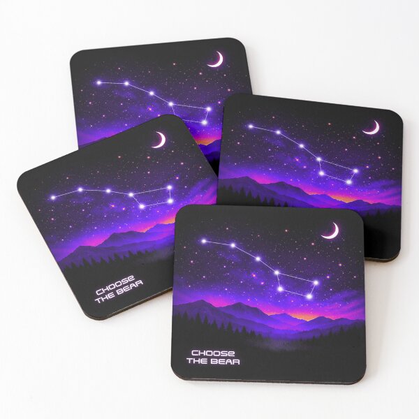 Item preview, Choose the Bear: Ursa Major Purple & Orange designed and sold by Wry.