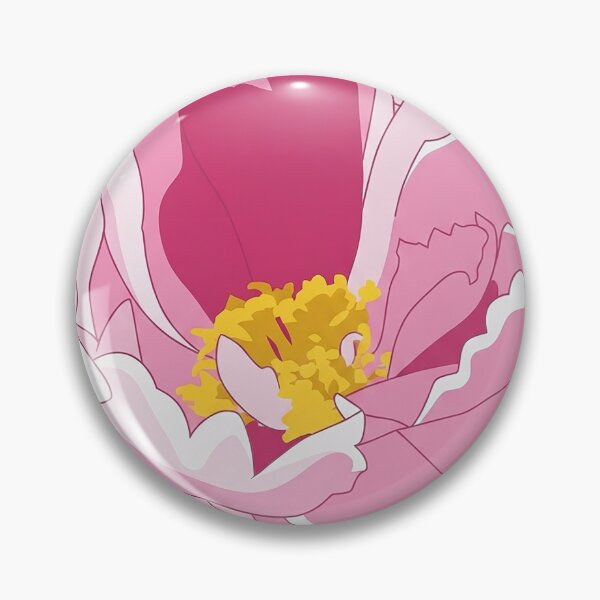 Item preview, Elegant Minimalist Pink Peony Flower Art designed and sold by Apex_Visuals.