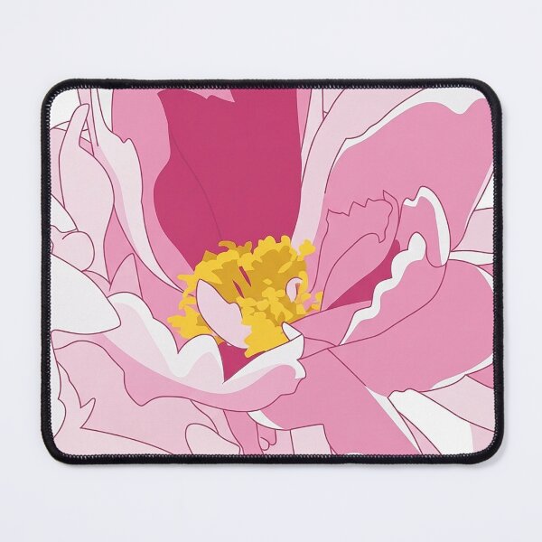 Item preview, Elegant Minimalist Pink Peony Flower Art designed and sold by Apex_Visuals.
