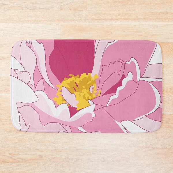 Item preview, Elegant Minimalist Pink Peony Flower Art designed and sold by Apex_Visuals.