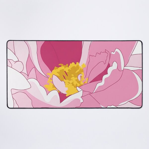 Item preview, Elegant Minimalist Pink Peony Flower Art designed and sold by Apex_Visuals.