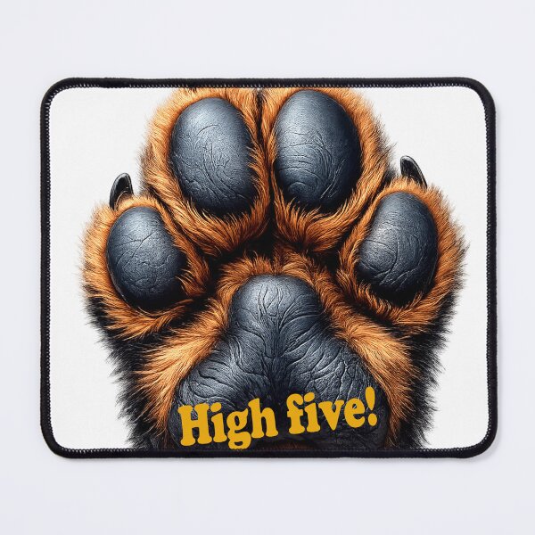 Item preview, Dog Paw Print High Five Funny Dog Lover Gift – Cute Puppy Paw Graphic for Pet Owners designed and sold by Kittcatking.