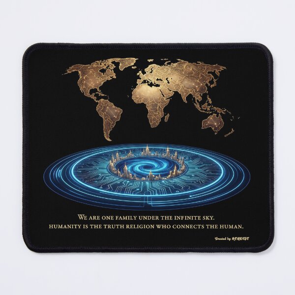 Item preview, Futuristic Golden World Map Circuit designed and sold by Global-Command.