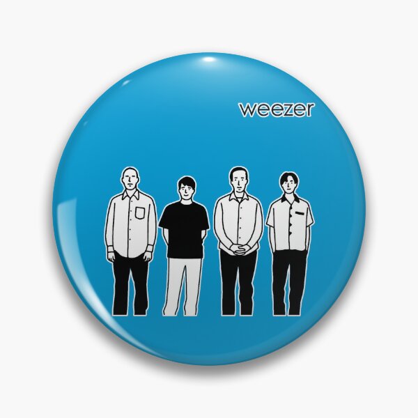 Artikelvorschau, Weezer - Blue Album (Minimalist Drawing) entworfen und verkauft von curseofkazar.