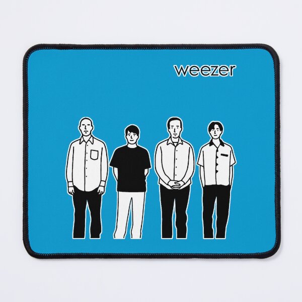 Artikelvorschau, Weezer - Blue Album (Minimalist Drawing) entworfen und verkauft von curseofkazar.
