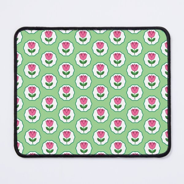 Item preview, Pink Tulips on Green designed and sold by Isma Saleem.