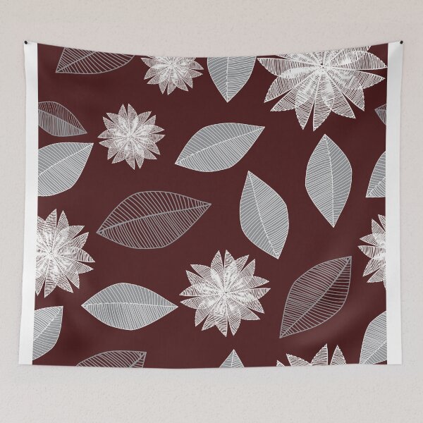 Item preview, Vintage botanical engraving seamless pattern designed and sold by Line-Aura.