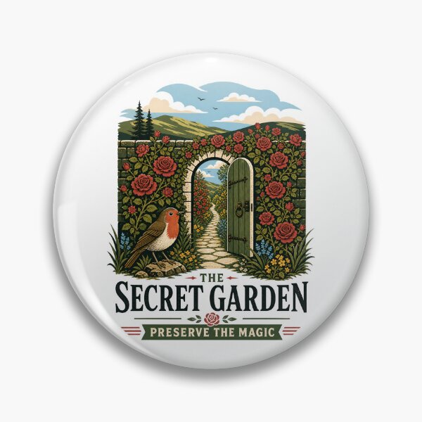 Item preview, The Secret Garden Preserve The Magic Storybook Rose Wall designed and sold by Fenay Designs.