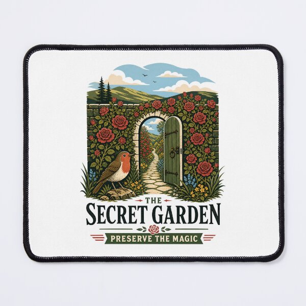 Item preview, The Secret Garden Preserve The Magic Storybook Rose Wall designed and sold by Fenay Designs.