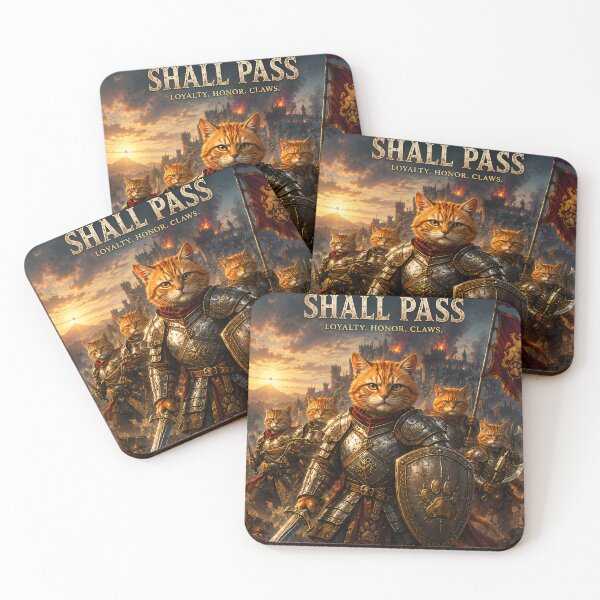 Item preview,  Cat -/Knight No Mouse Shall Pass  designed and sold by WarriorVision.