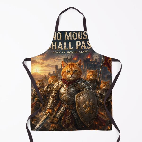 Item preview,  Cat -/Knight No Mouse Shall Pass  designed and sold by WarriorVision.