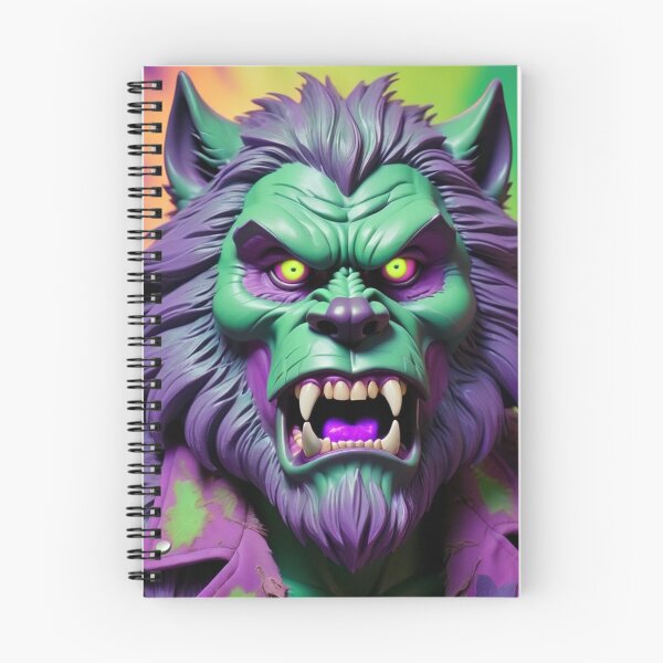Item preview, Halloween Purple And Green Werewolf Classic Monster designed and sold by GaffaDesigns.